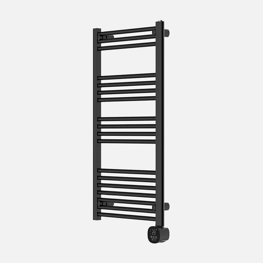 Radiador Secatoallas Eléctrico Scuti 750W Negro - Máxima Potencia con Display Táctil | 109x52x9 cm