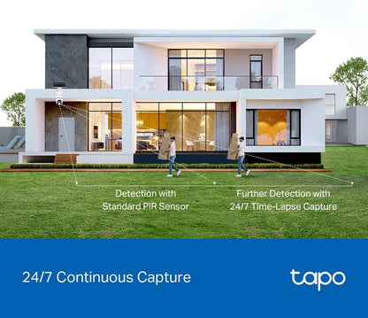 Cámara Solar Exterior 360° Tapo C630 Kit | 3K 5MP y Seguimiento IA