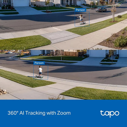 Cámara Solar Exterior 360° Tapo C630 Kit | 3K 5MP y Seguimiento IA