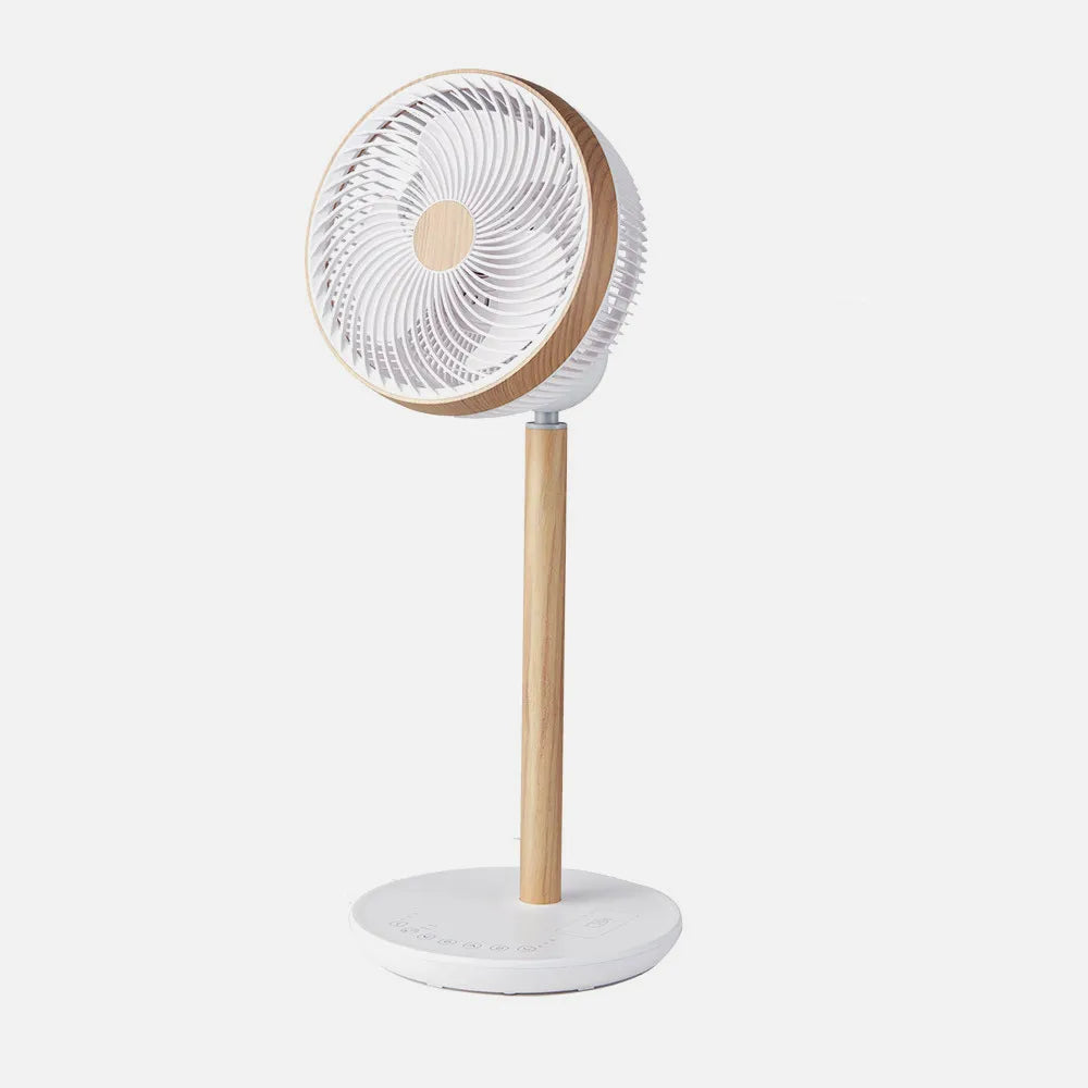 Ventilador de pie Colibrí Blanco/Haya 25 W 12 velocidades 70 x 28,5 x 28,5 cm 3 aspas Motor DC C/remoto y temporizador