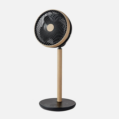 Ventilador de pie Colibrí Negro/Haya 25 W 12 velocidades 70 x 28,5 x 28,5 cm 3 aspas Motor DC C/remoto y temporizador