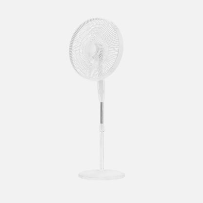 Ventilador De Pie Escudero Blanco 3 velocidades 50w 5 aspas 40 diámetro Fijo/rotatorio orientable Regulable 40x40cm