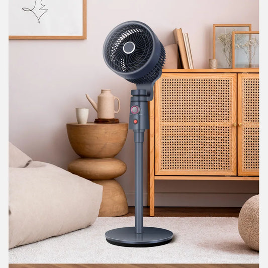 Ventilador De Pie Montecristo Granito 40w 3 velocidades 3 aspas Fijo Y Rotatatorio 102x30,5x30,5cm