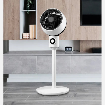 Ventilador De Pie Ozono Blanco/negro 3 Velocidades 40w 3 aspas Orientable, Fijo Y Rotatorio 86x34x34cm