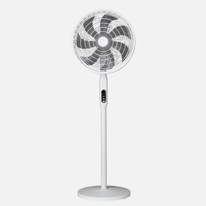Ventilador Pie 3x1 Mixin Blanco 3 velocidades 60w 7 aspas 45d Fijo/rotatorio Suelo/pared/sobremesa Regulable 45x45cm
